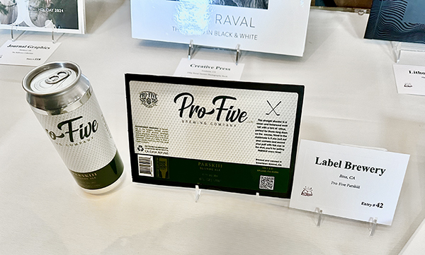 Label Brewery won Best printing industry association awards
